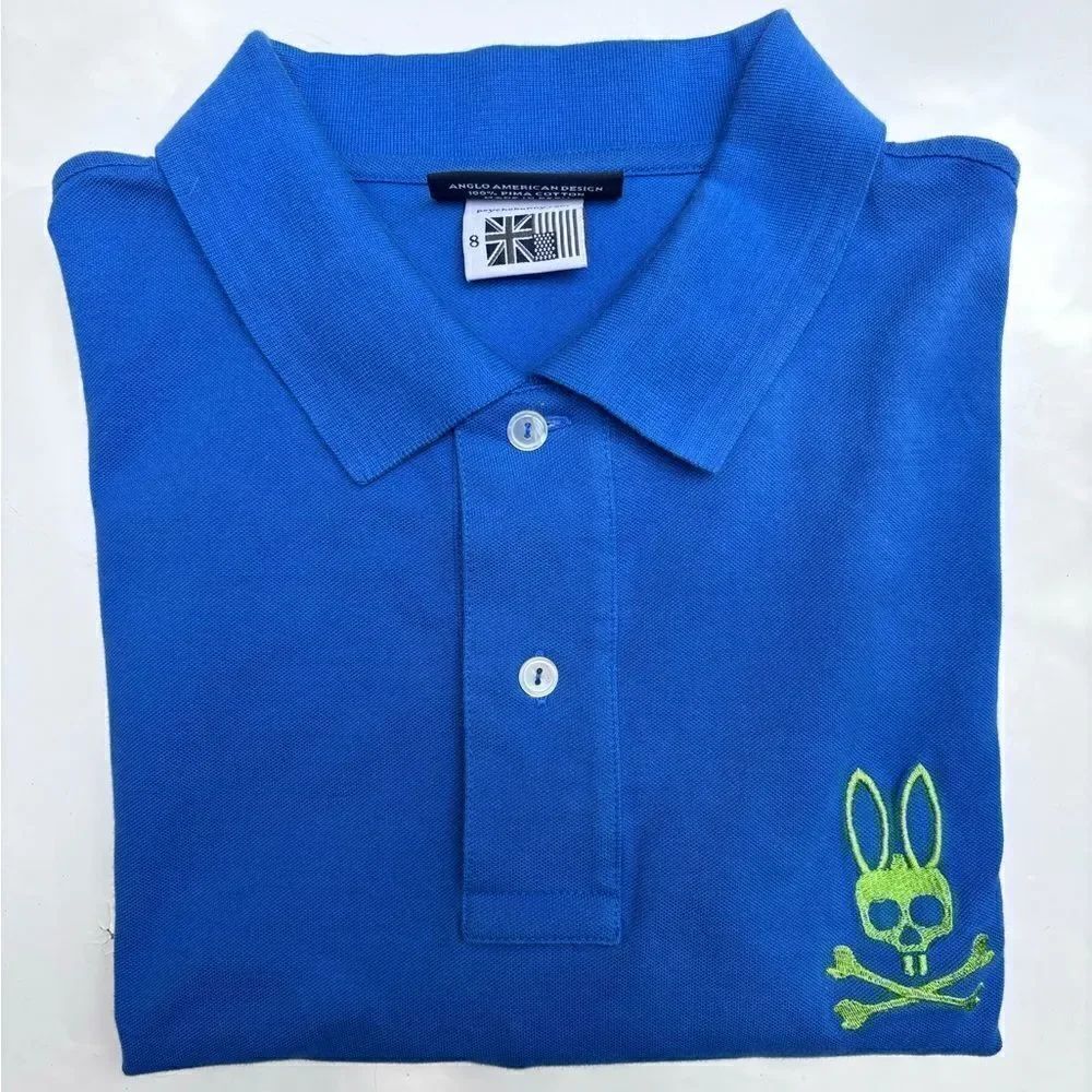 Psycho Bunny Large Bunny Polo Size 8